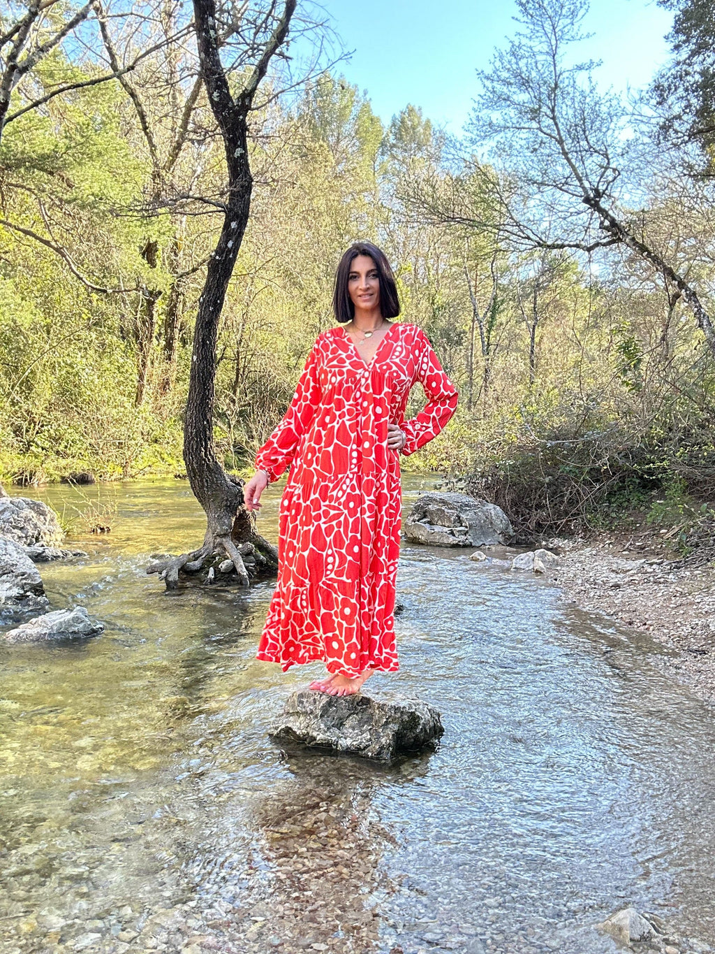 La Boutique 83470 Robe longue Robe ELISA Banditas from Marseille Robe ELISA Banditas from Marseille