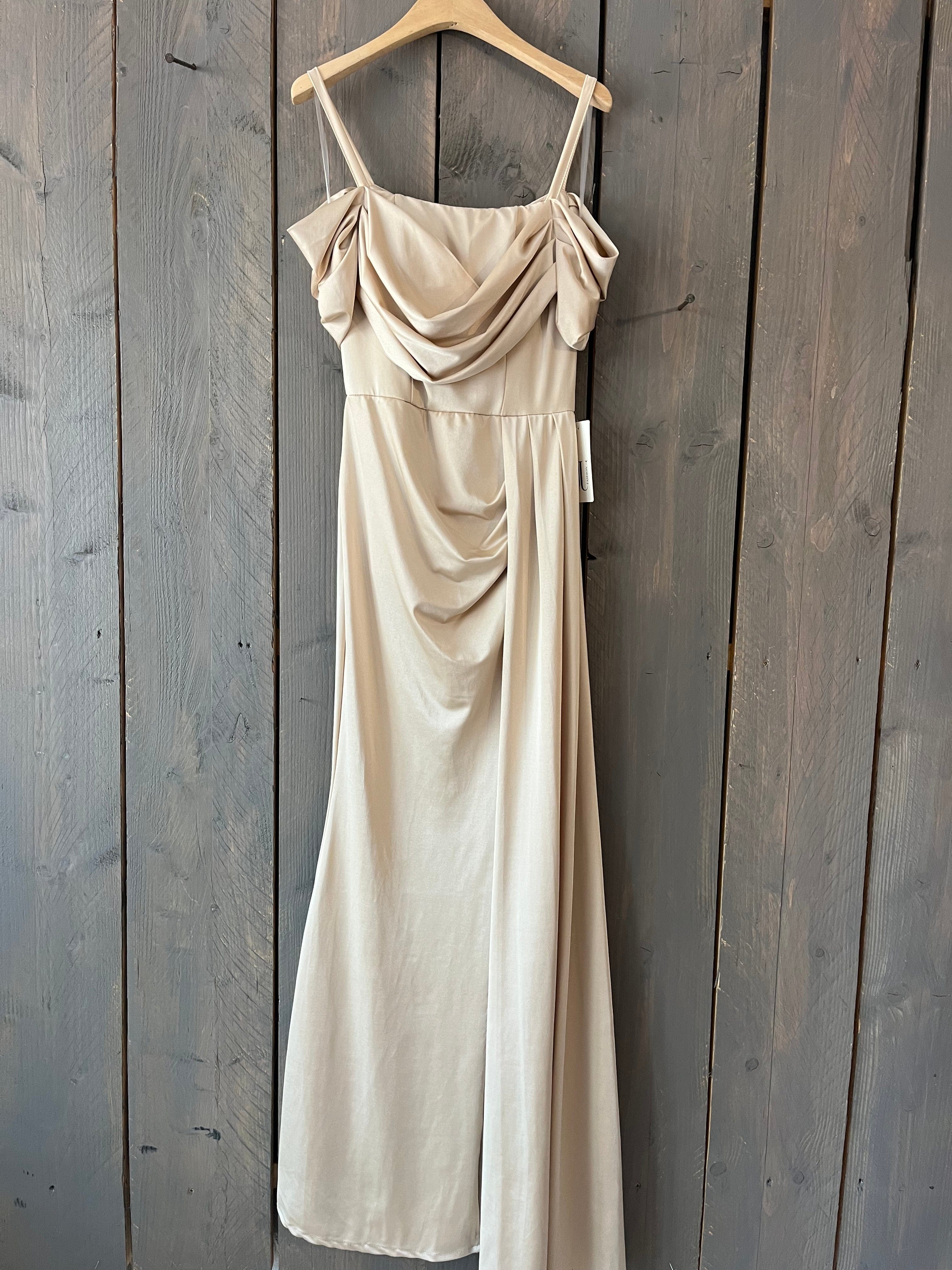 La Boutique 83470 Robe longue TU du 36 au 40 / Beige Robe ELLA Robe ELLA