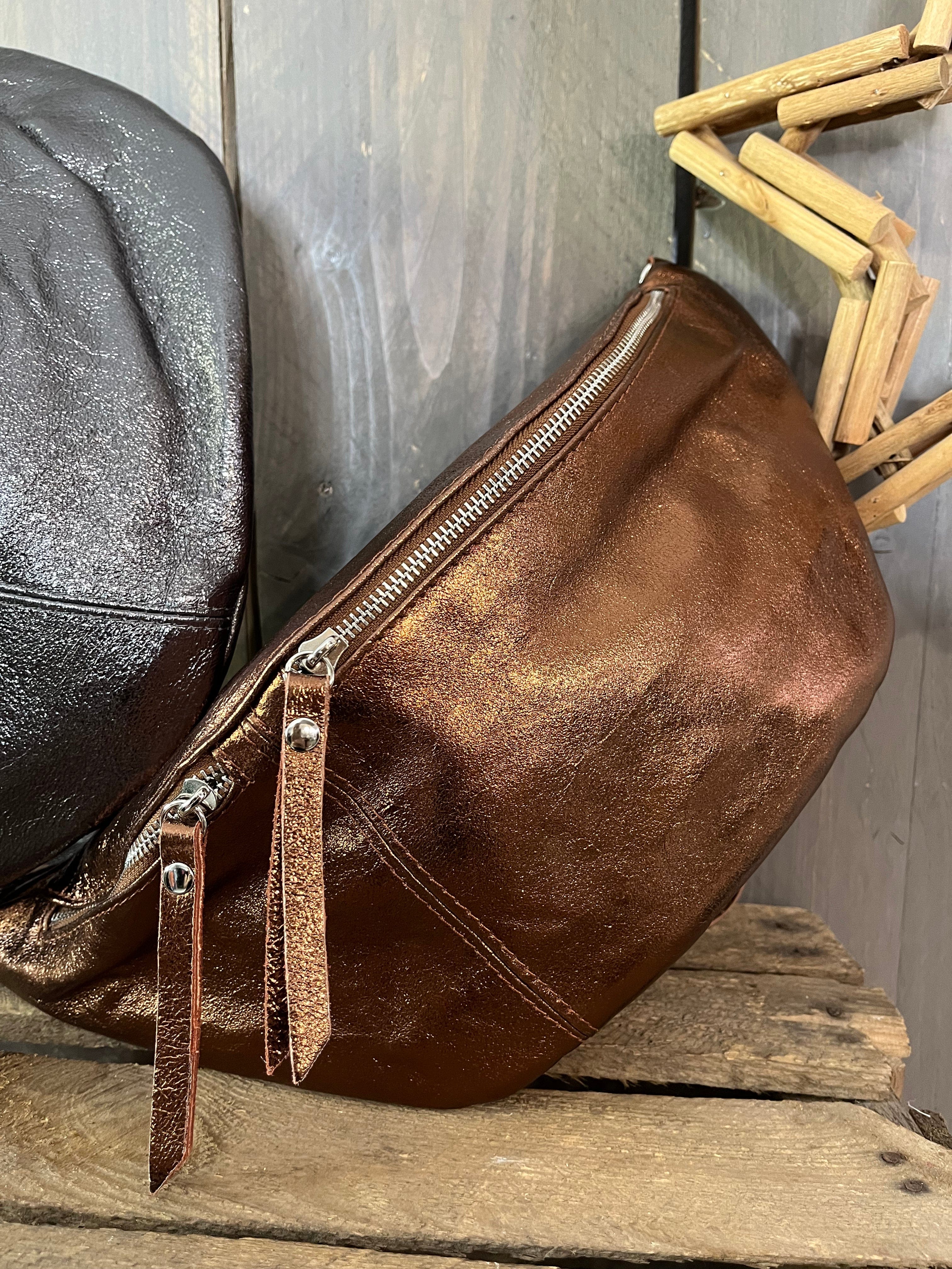 La Boutique 83470 sac a main Bronze Sac banane PIETRA