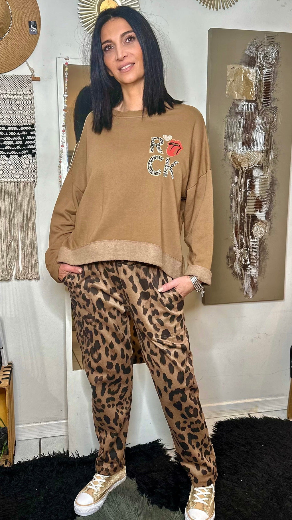 La Boutique 83470 Sweat Du 36 au 44 Haut ROCK Haut ROCK