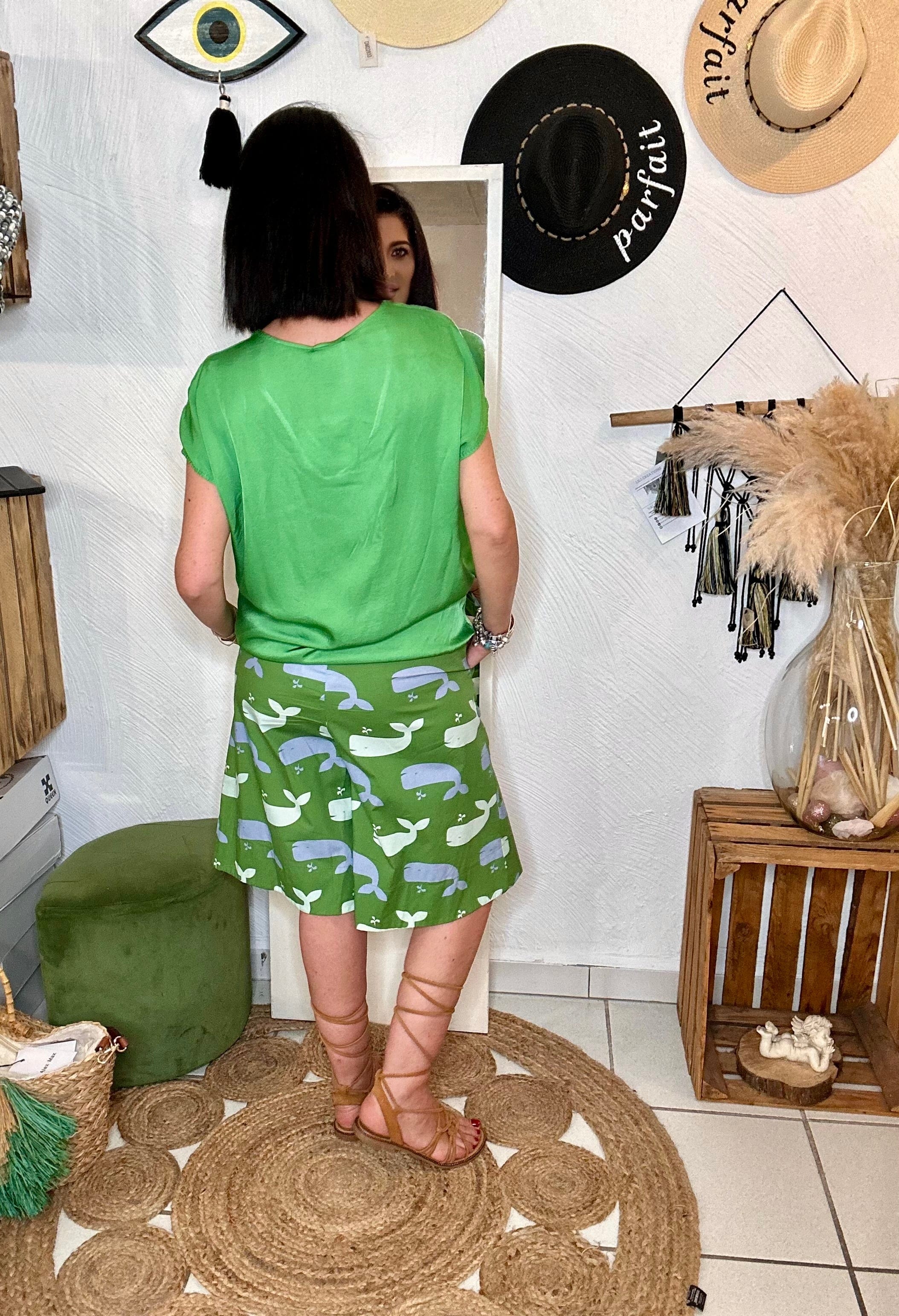 La Boutique 83470 Vert T-shirt LUCIE T-shirt LUCIE